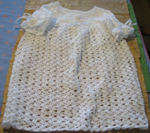 Crochet Dress: "Baptism of Demetria" by Mona Dawson