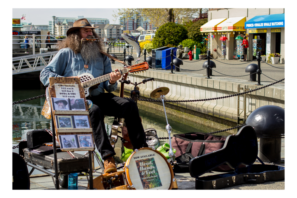 Photograph, Street Musician: "Head, Hands & Feet" by Linda Todd
