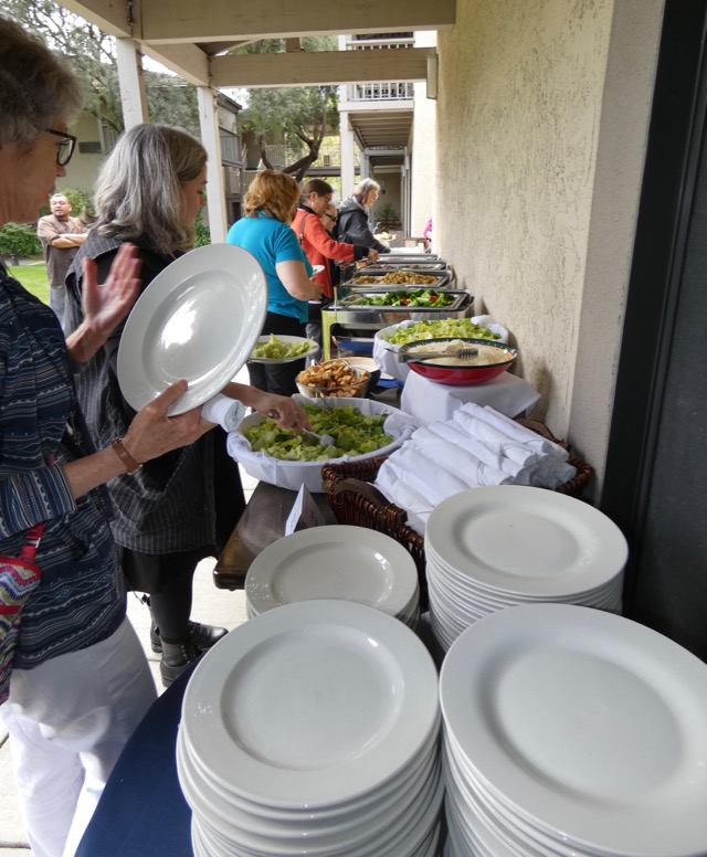 Lunch Buffet Line